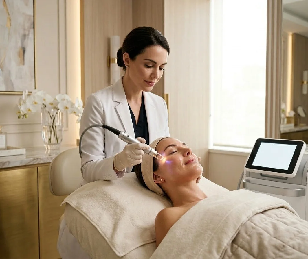 Procedimento de Tratamentos para imperfeições da pele em clínica estética de luxo - Dra. Rosy Ronconi